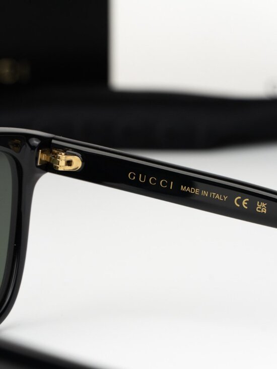 Gucci Women Sunglasses Black Grey Square GG1984SK 001 NEW AUTHENTIC main image 4
